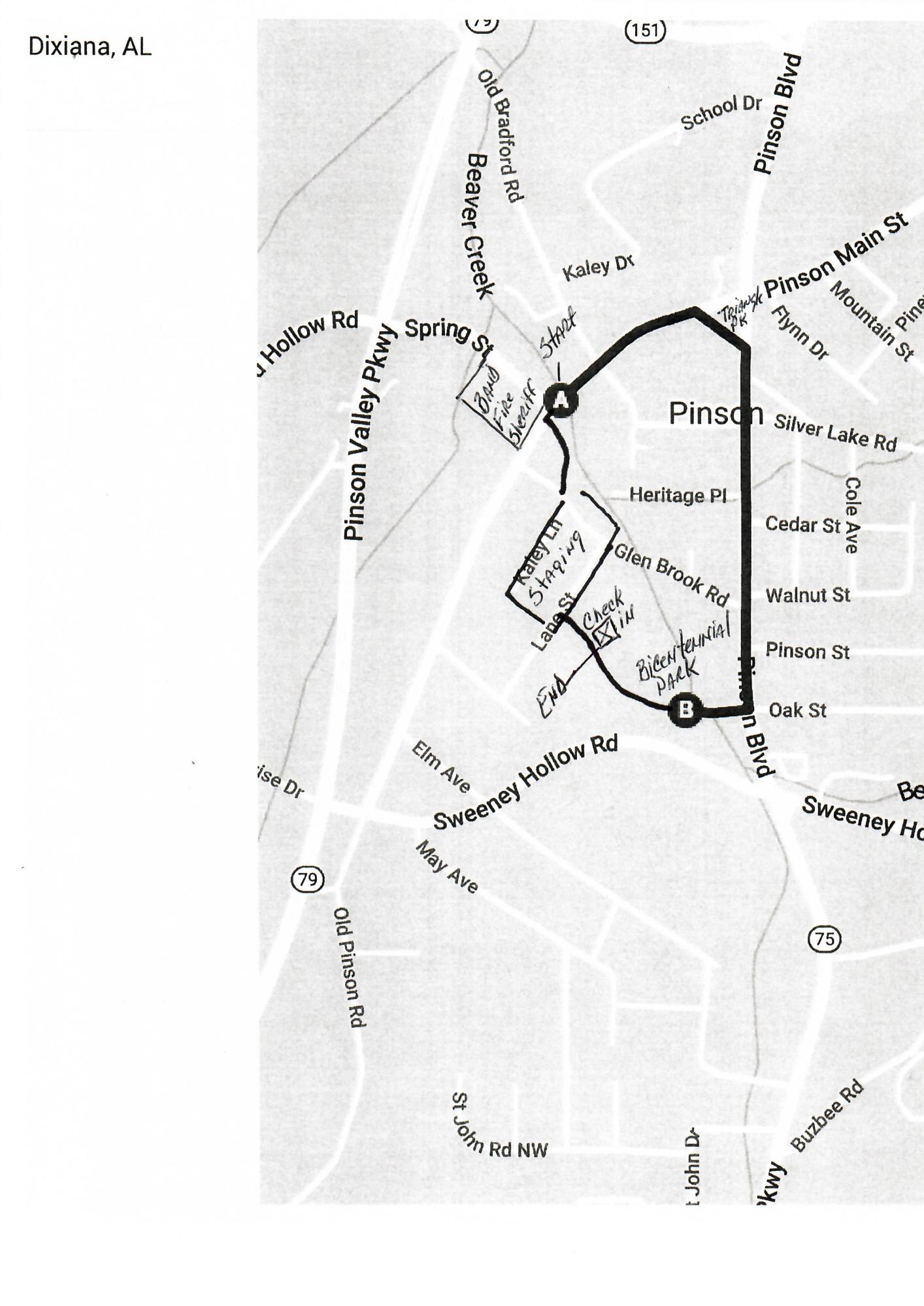 Christmas-Parade Route